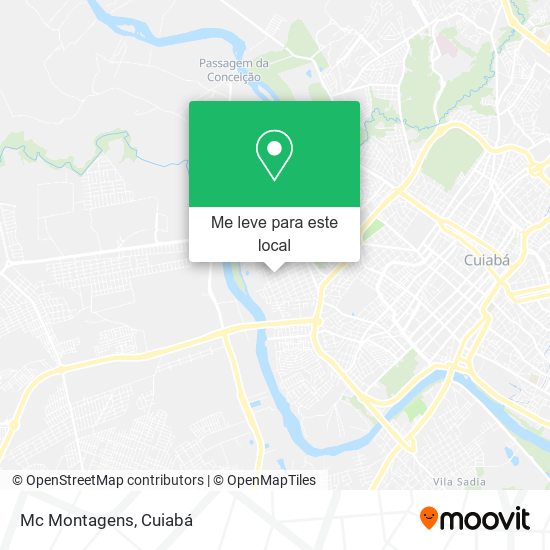 Mc Montagens mapa