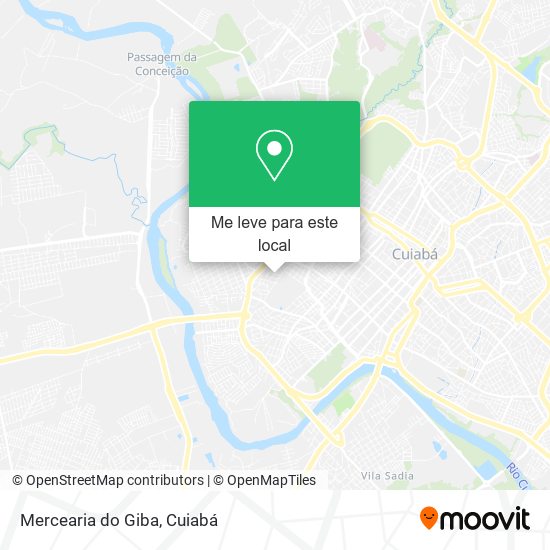 Mercearia do Giba mapa