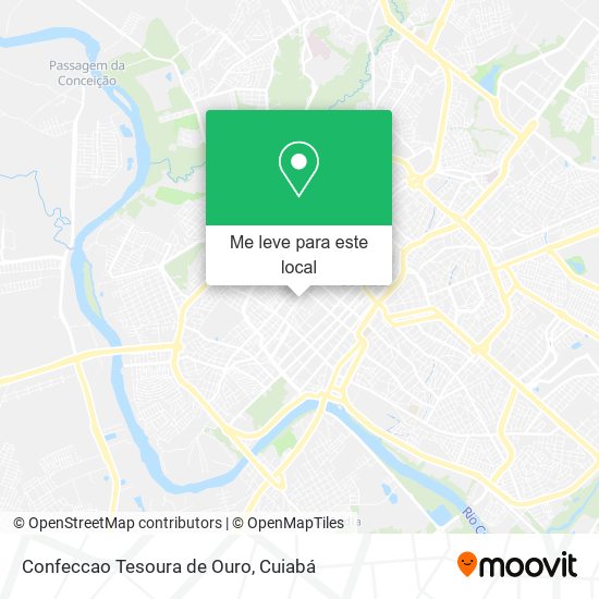 Confeccao Tesoura de Ouro mapa
