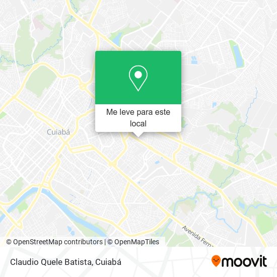 Claudio Quele Batista mapa