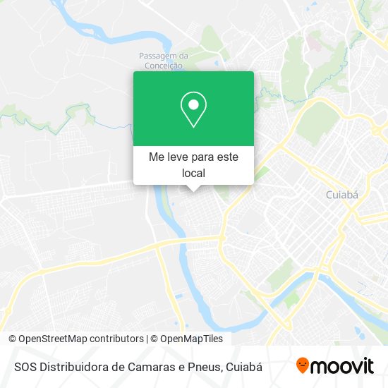 SOS Distribuidora de Camaras e Pneus mapa