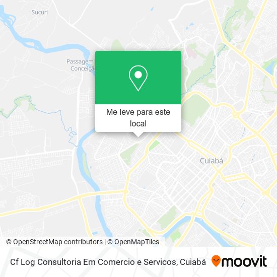 Cf Log Consultoria Em Comercio e Servicos mapa