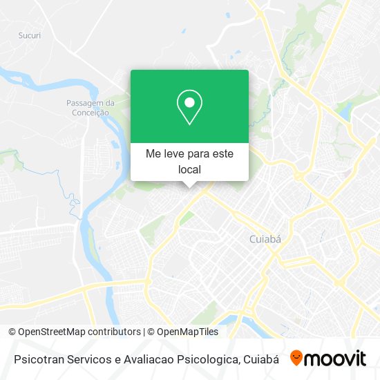 Psicotran Servicos e Avaliacao Psicologica mapa