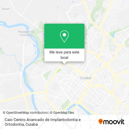 Caio Centro Avancado de Implantodontia e Ortodontia mapa