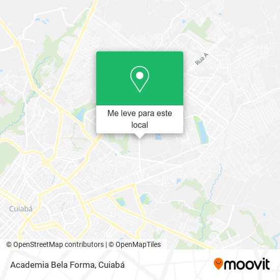 Academia Bela Forma mapa