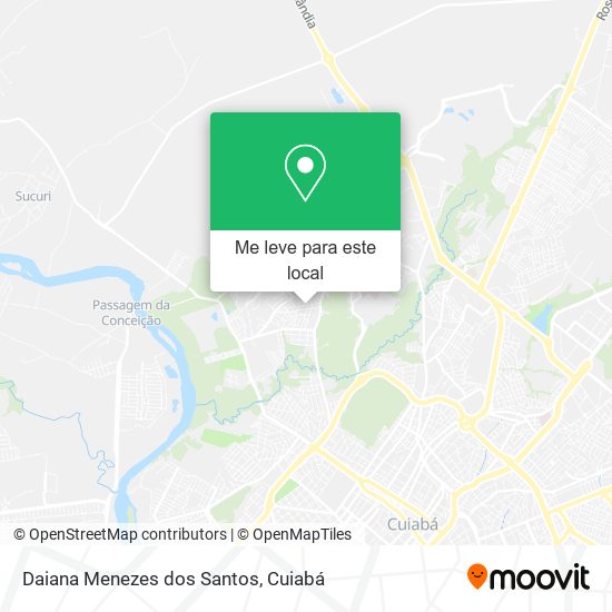 Daiana Menezes dos Santos mapa