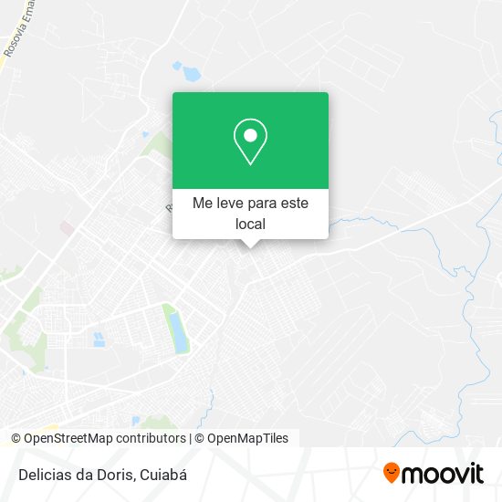 Delicias da Doris mapa