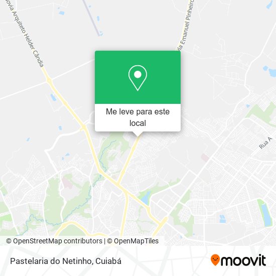 Pastelaria do Netinho mapa