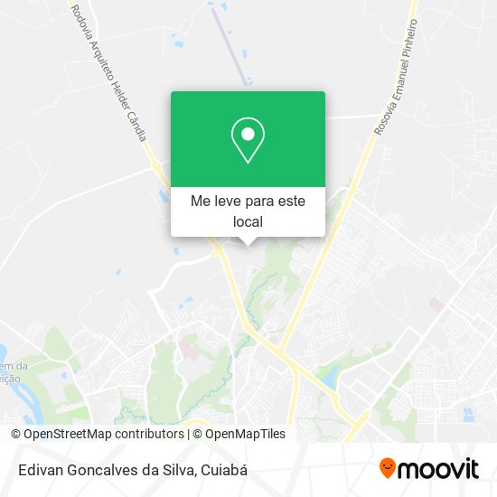 Edivan Goncalves da Silva mapa