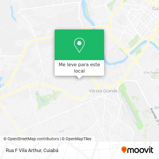 Rua F Vila Arthur mapa