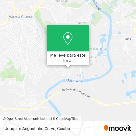 Joaquim Augustinho Curvo mapa