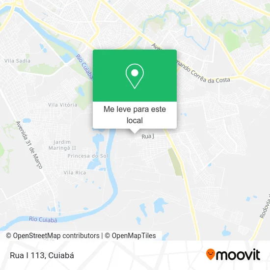Rua I 113 mapa