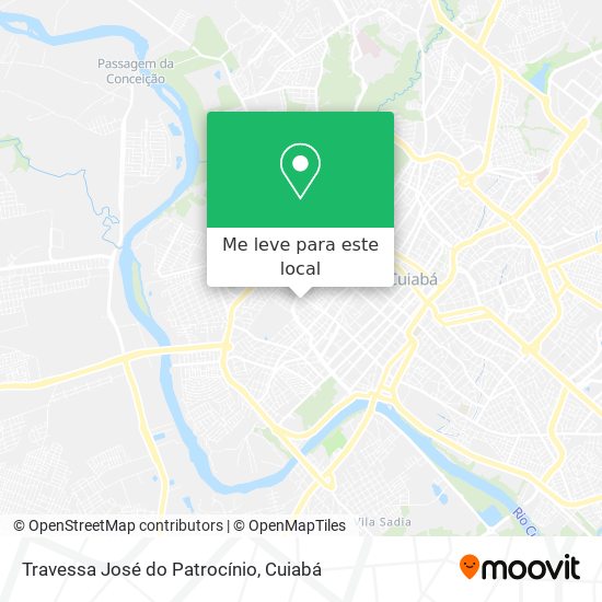 Travessa José do Patrocínio mapa