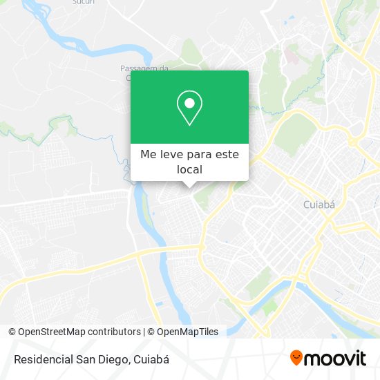 Residencial  San Diego mapa