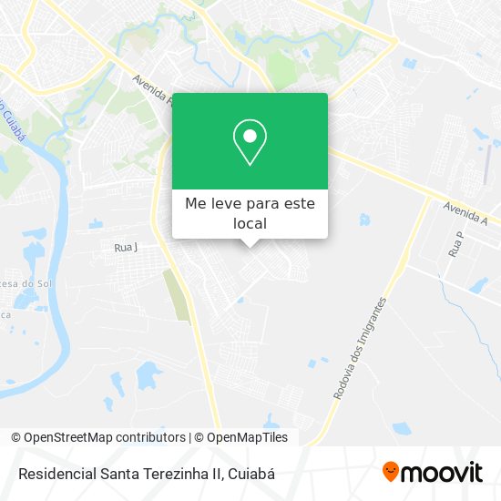 Residencial Santa Terezinha II mapa