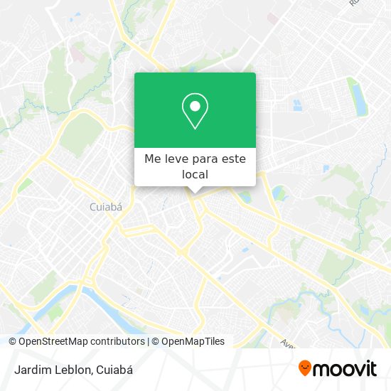 Jardim Leblon mapa