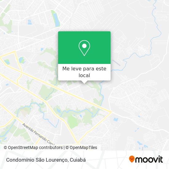 Condomínio São Lourenço mapa