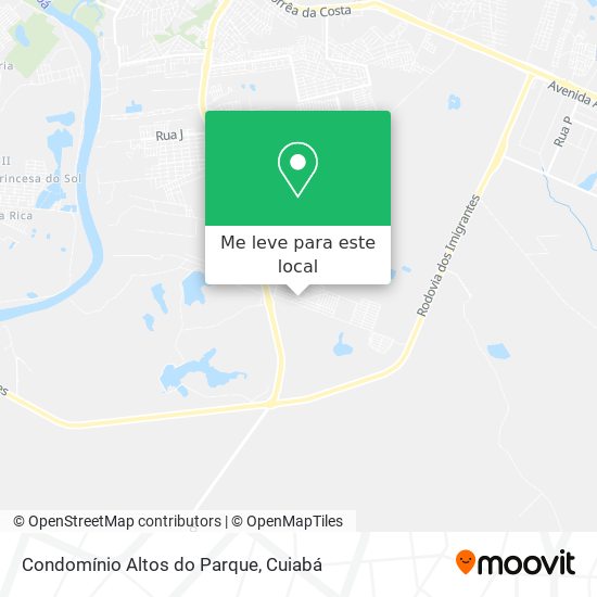 Condomínio Altos do Parque mapa