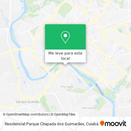Residencial Parque Chapada dos Guimarães mapa