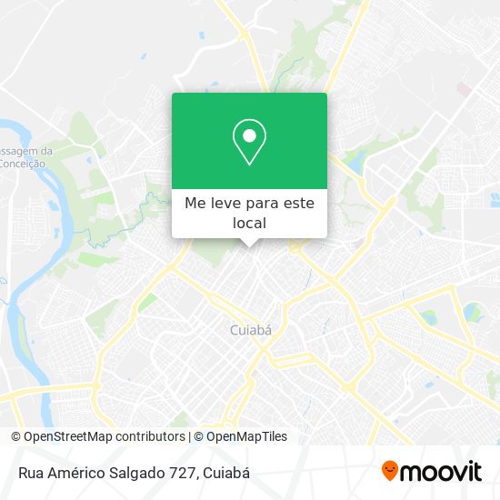 Rua Américo Salgado 727 mapa
