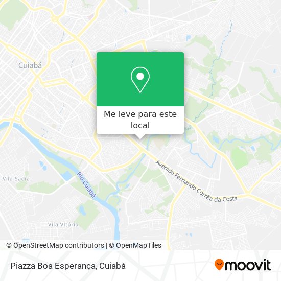 Piazza Boa Esperança mapa