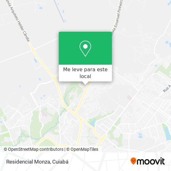 Residencial Monza mapa