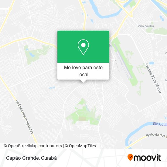 Capão Grande mapa