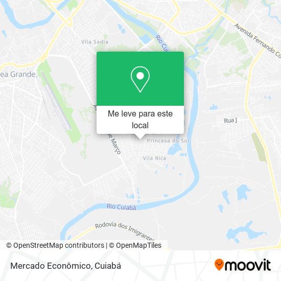 Mercado Econômico mapa