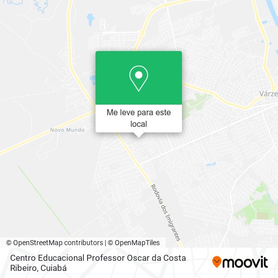 Centro Educacional Professor Oscar da Costa Ribeiro mapa