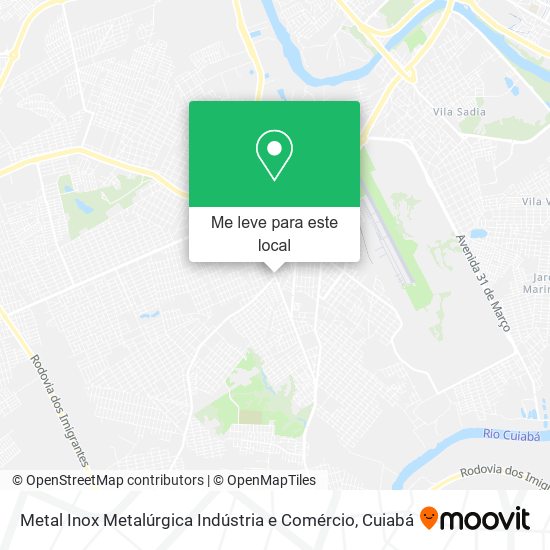 Metal Inox Metalúrgica Indústria e Comércio mapa