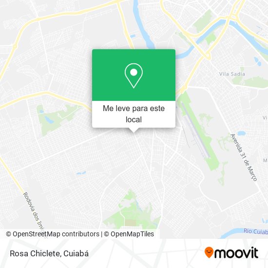 Rosa Chiclete mapa
