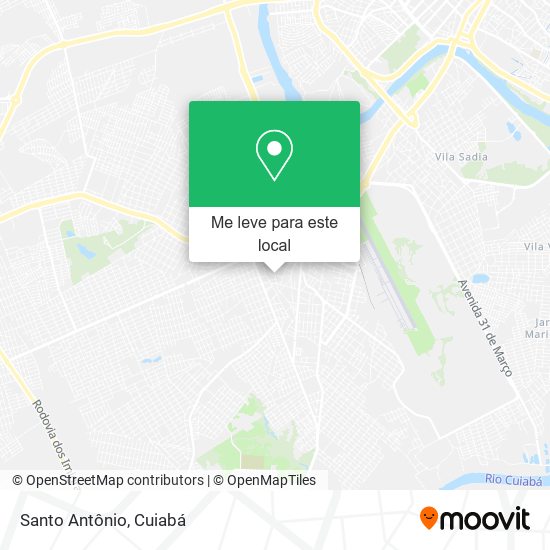 Santo Antônio mapa