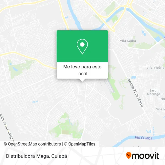 Distribuidora Mega mapa