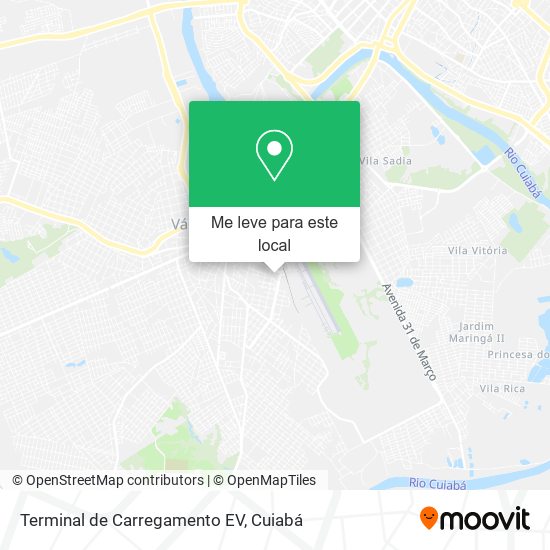 Terminal de Carregamento EV mapa