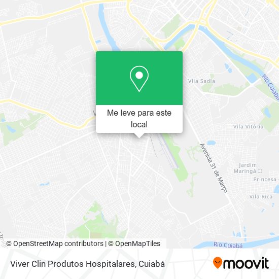 Viver Clin Produtos Hospitalares mapa