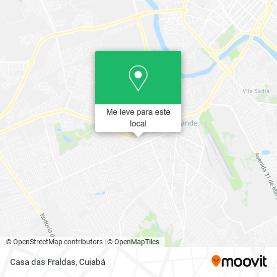 Casa das Fraldas mapa