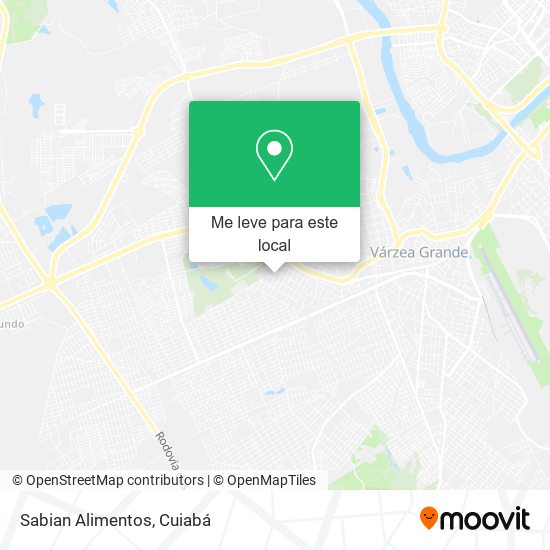 Sabian Alimentos mapa