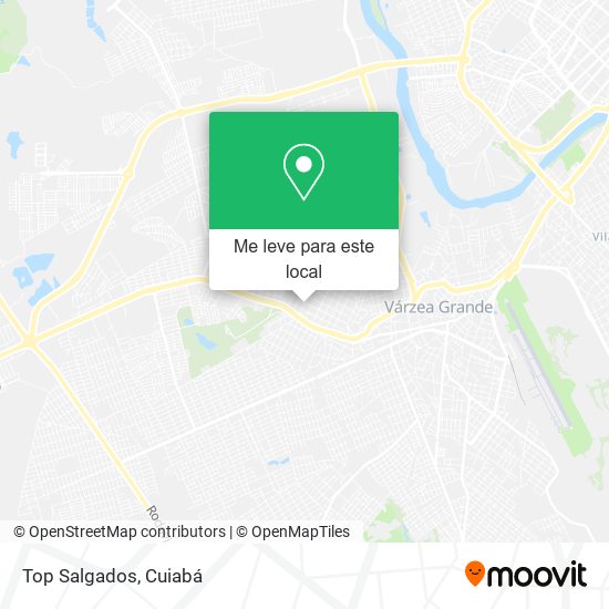 Top Salgados mapa