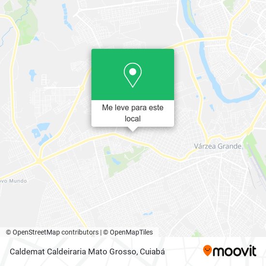 Caldemat Caldeiraria Mato Grosso mapa