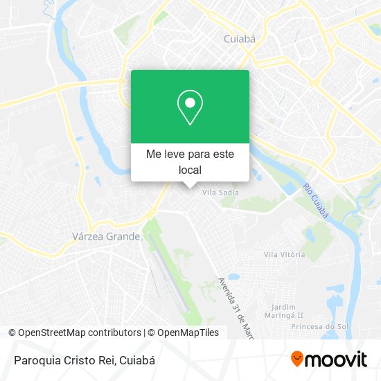 Paroquia Cristo Rei mapa