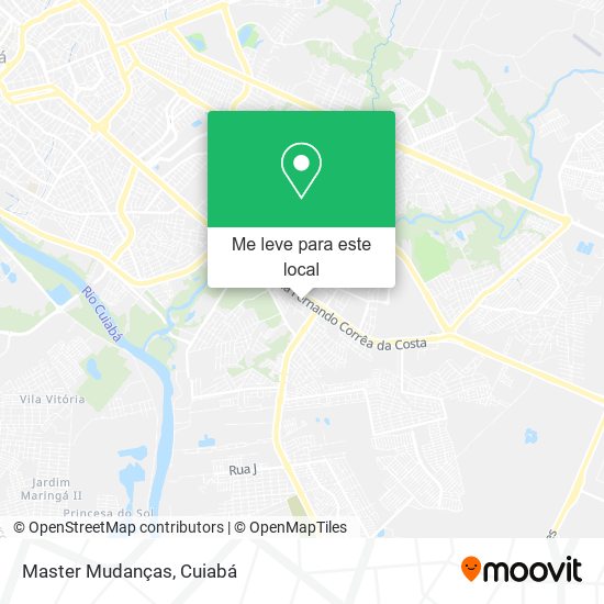 Master Mudanças mapa