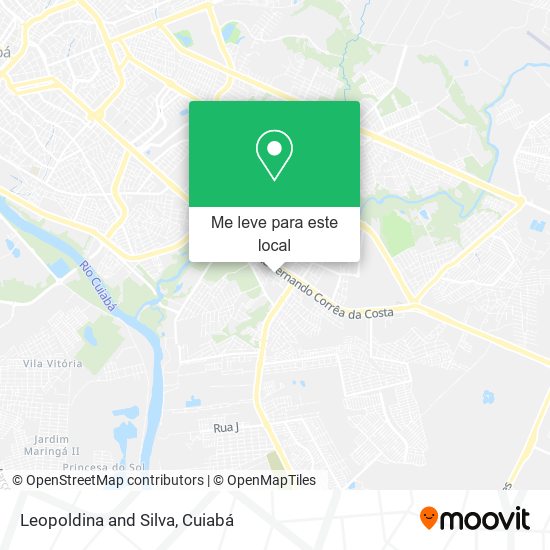 Leopoldina and Silva mapa
