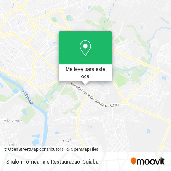 Shalon Tornearia e Restauracao mapa