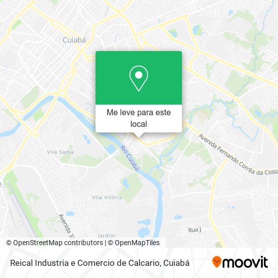 Reical Industria e Comercio de Calcario mapa