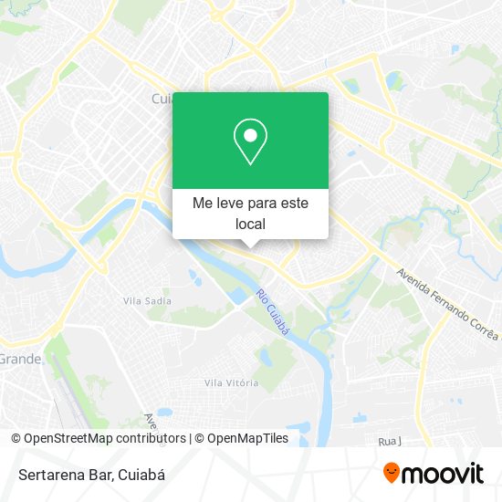 Sertarena Bar mapa