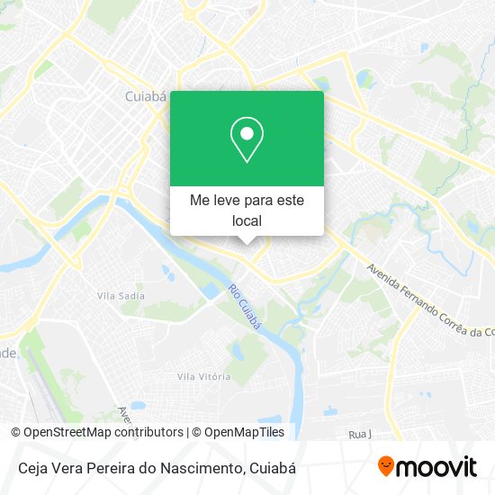 Ceja Vera Pereira do Nascimento mapa