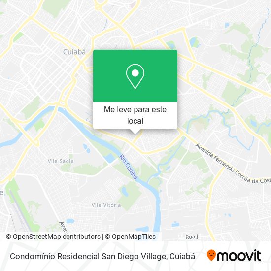 Condomínio Residencial San Diego Village mapa