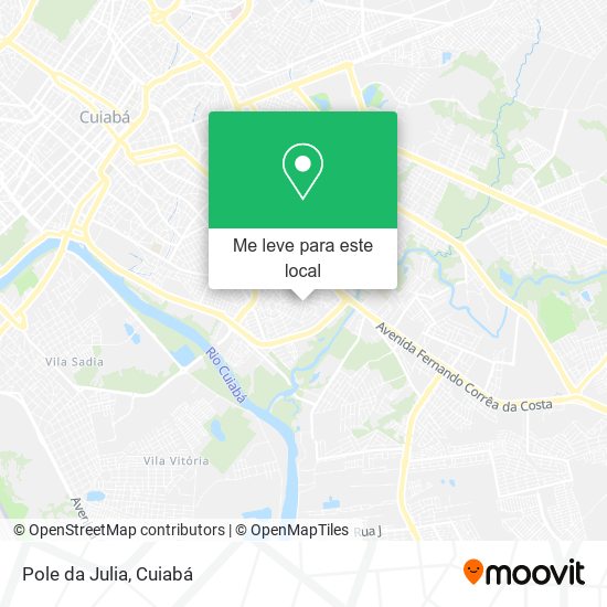 Pole da Julia mapa