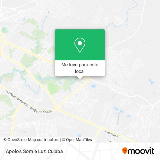 Apolo's Som e Luz mapa