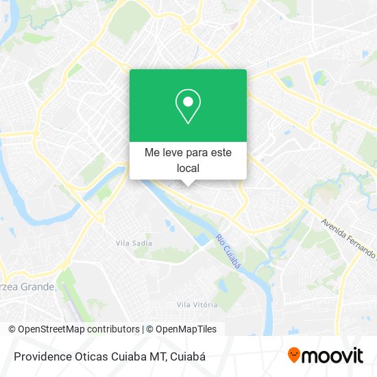 Providence Oticas Cuiaba MT mapa